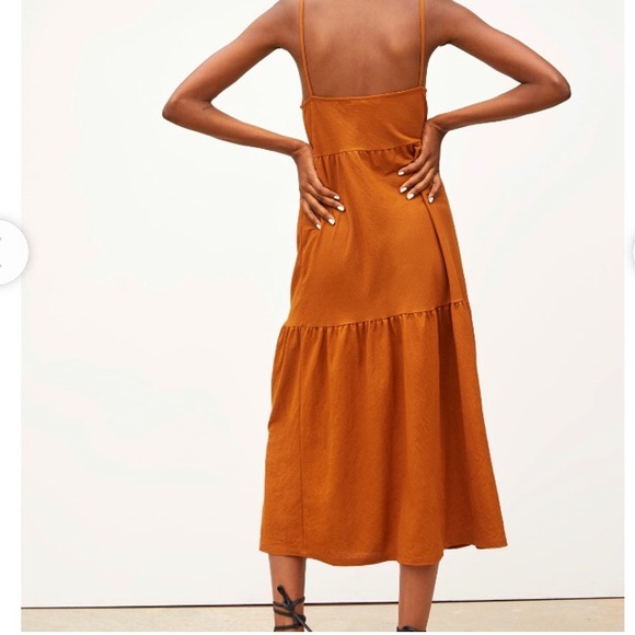 Zara tiered midi dress - Picture 4 of 5